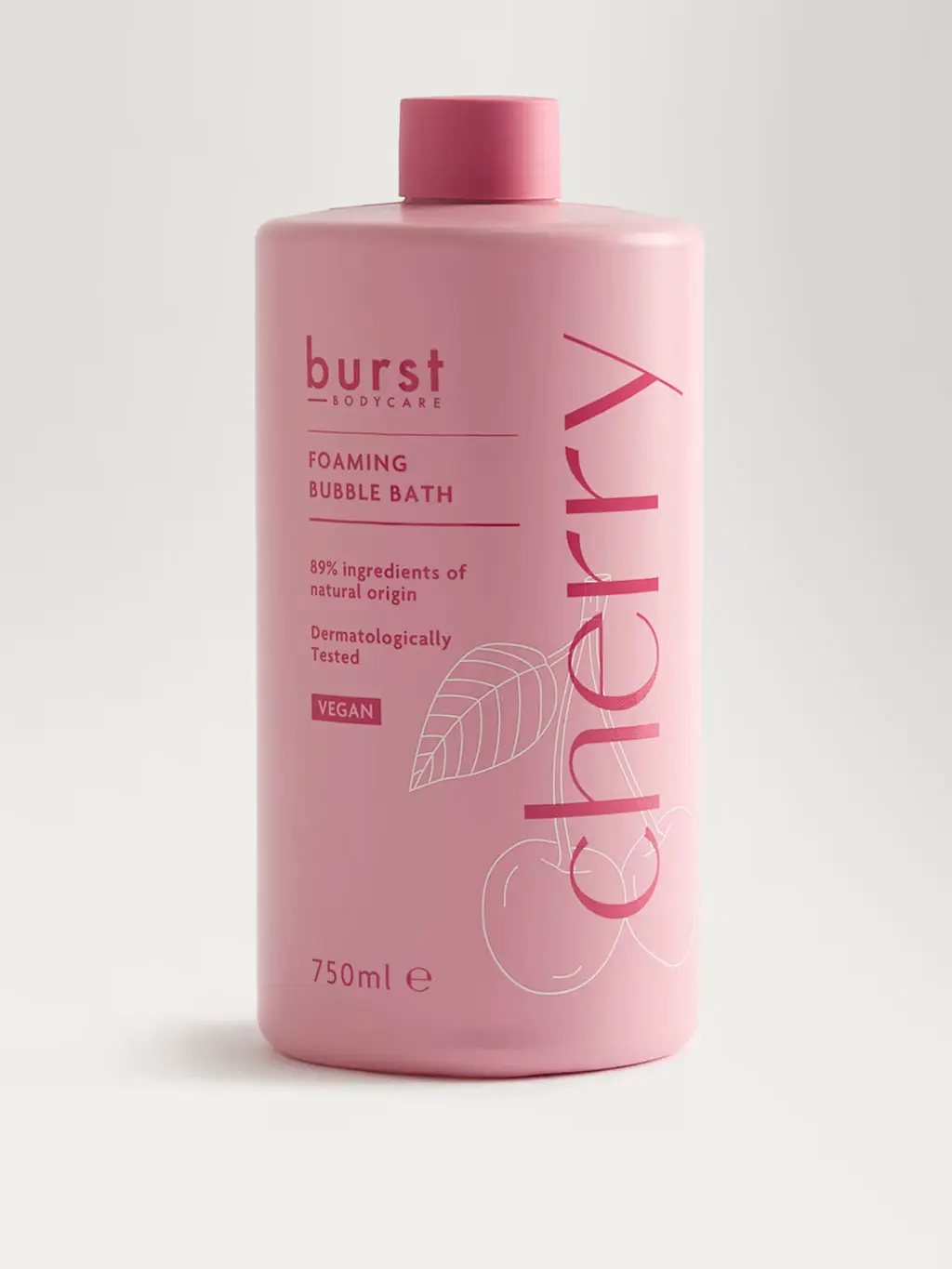 Cherry bubble bath