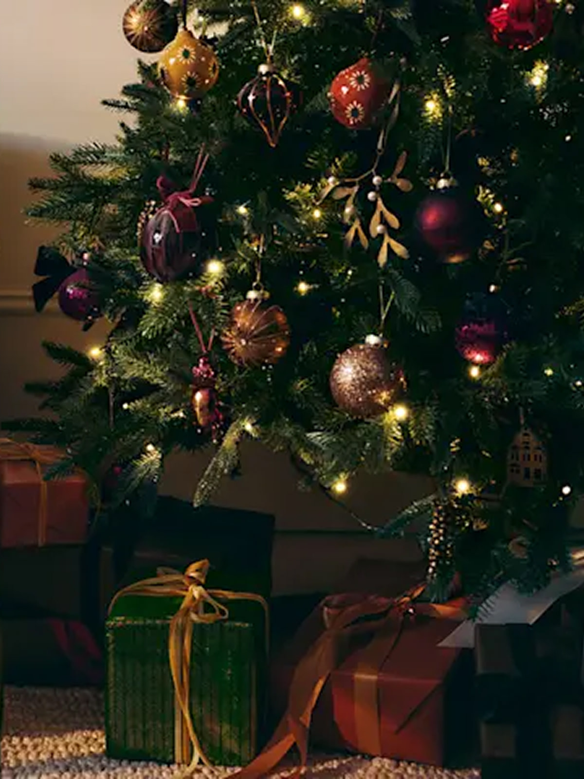 Hanging Christmas lights