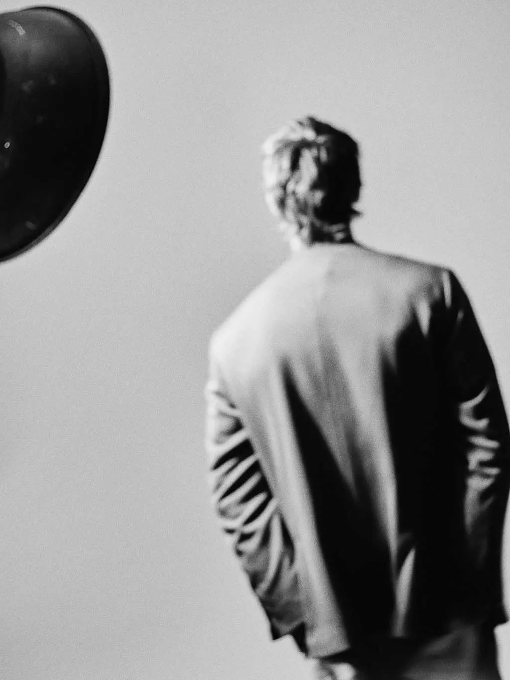 Man with spotlight