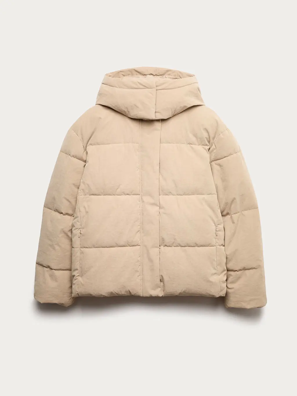 Hooded padded jacket
