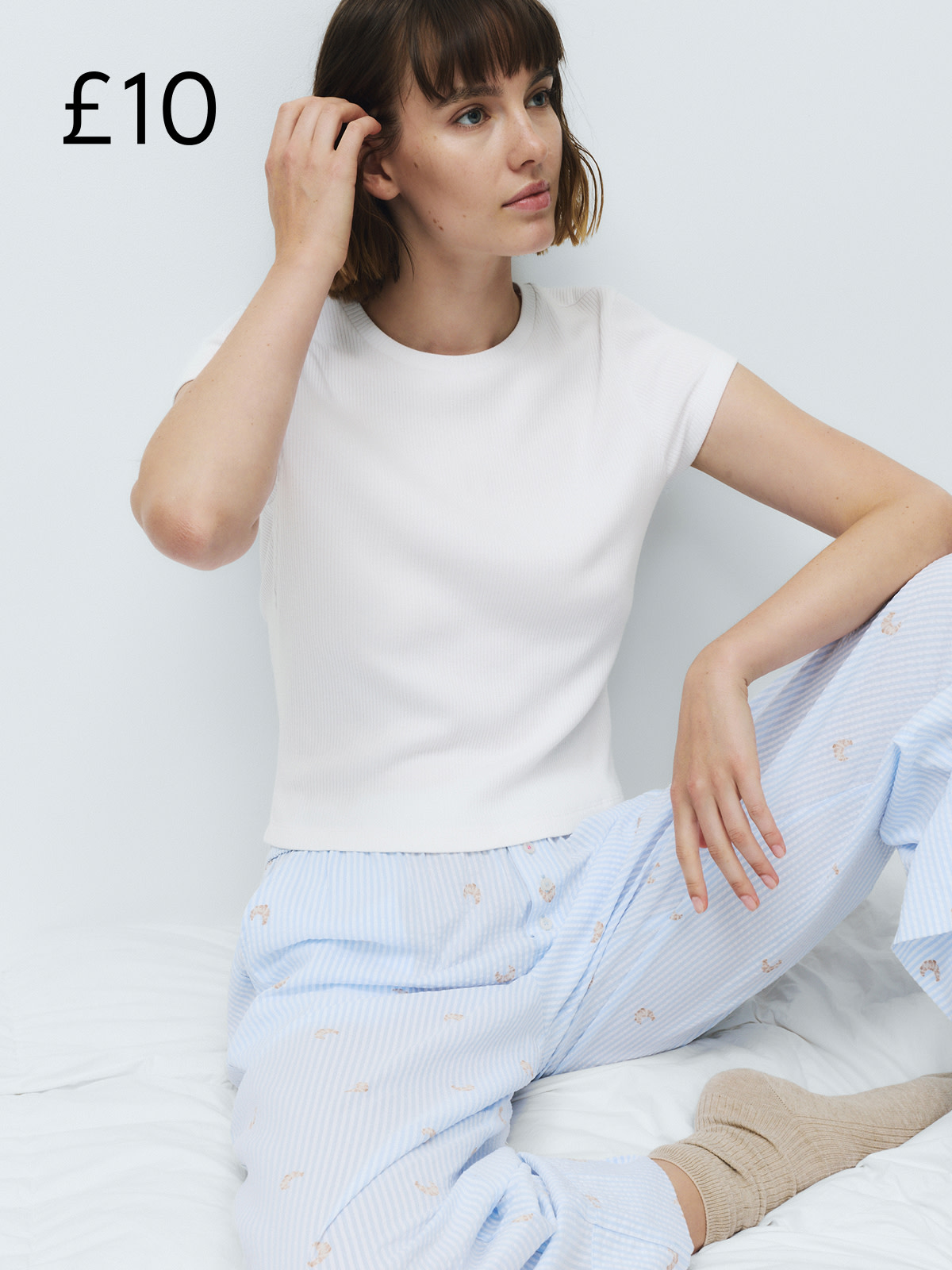 Woman wearing nightwear