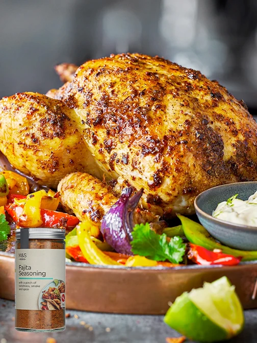 Fajita roast chicken