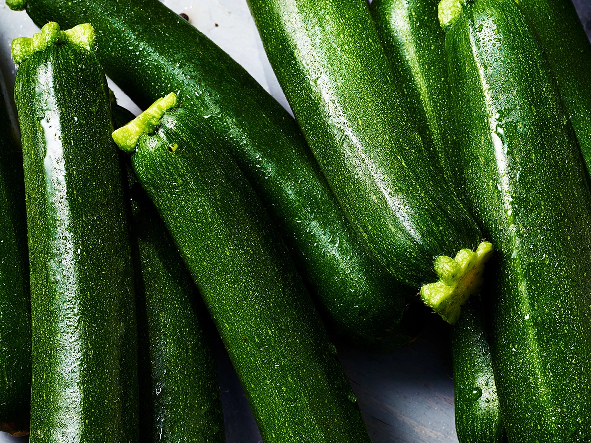 courgettes close up