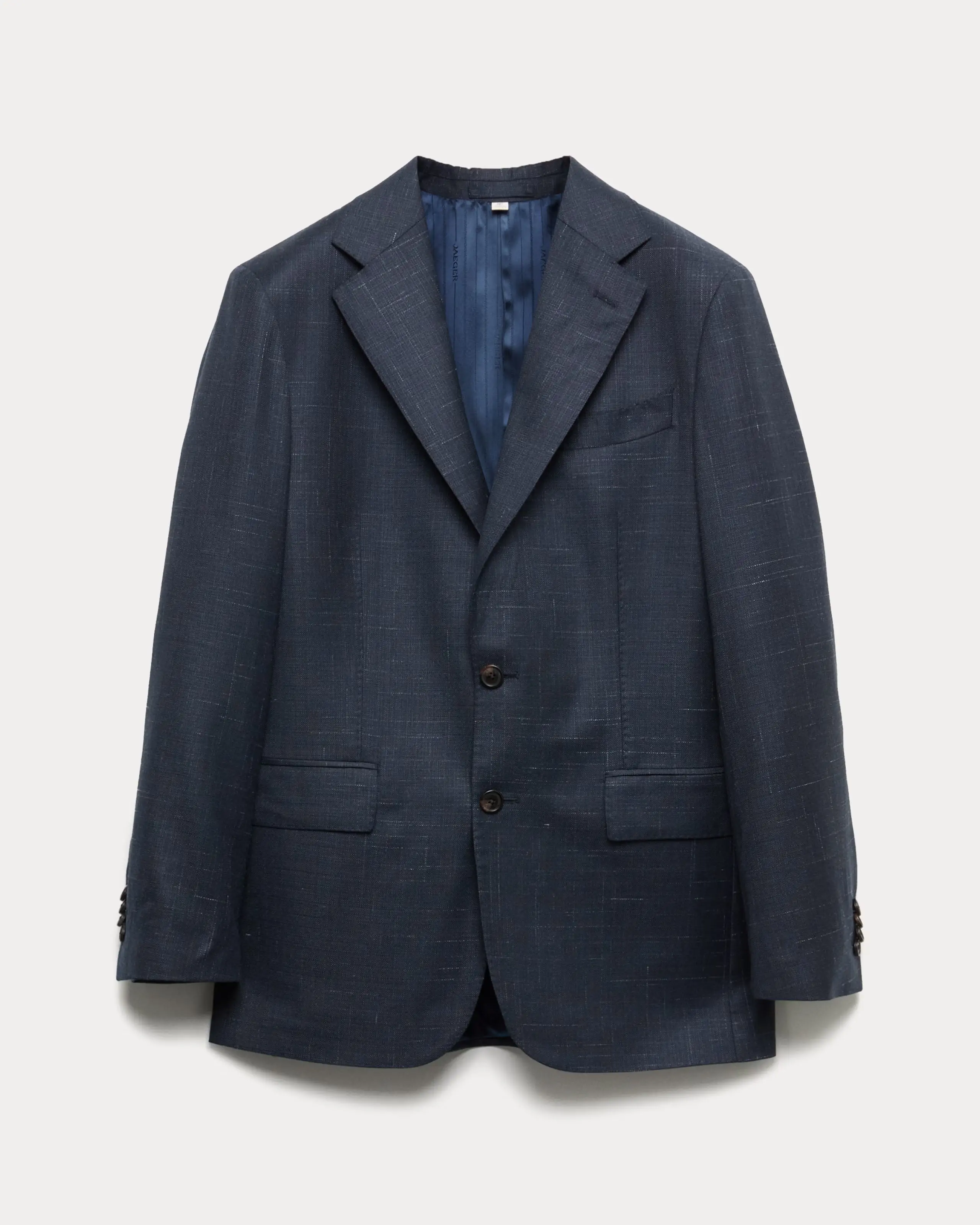Navy wool-rich jacket by Jaeger menswear