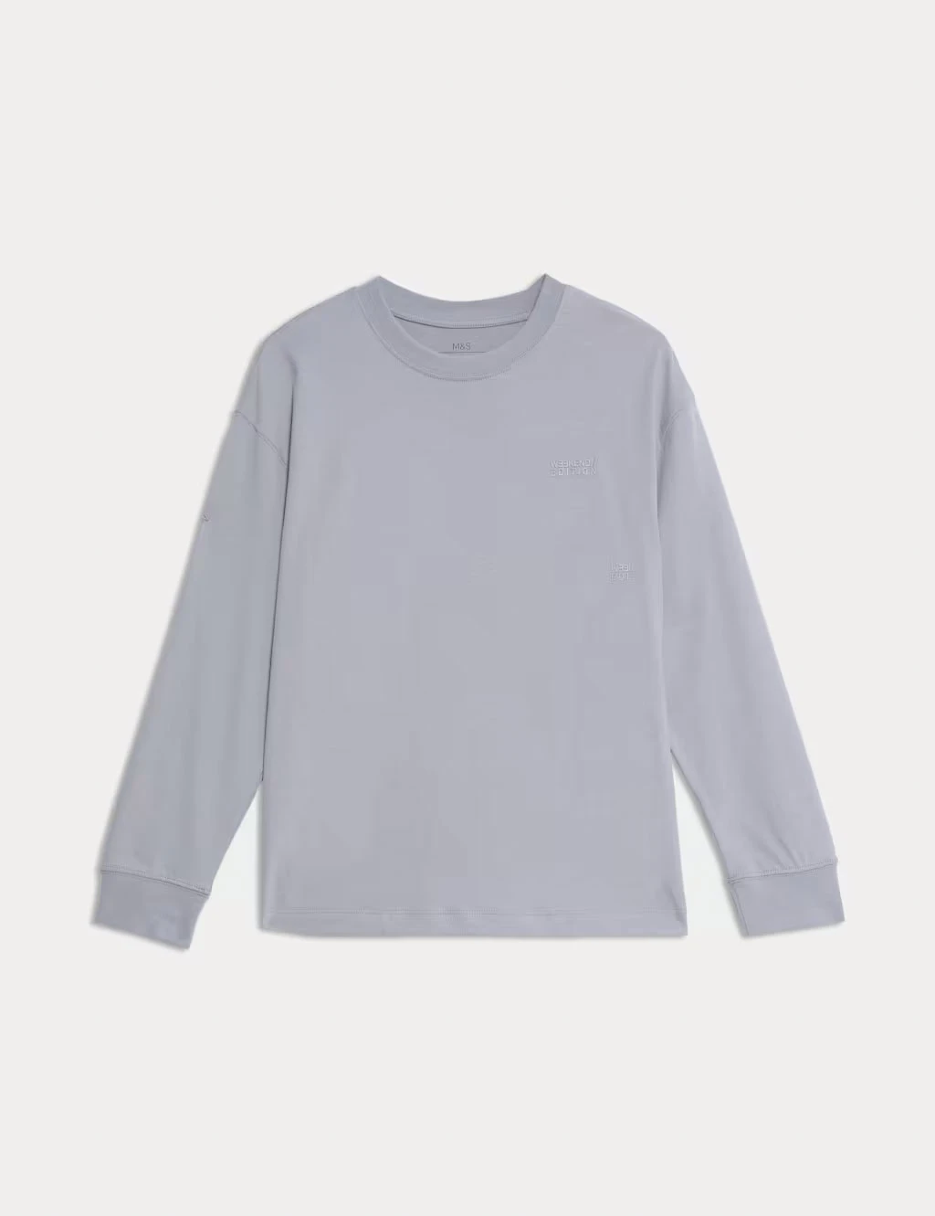 Kids' pure-cotton dropped-shoulder top