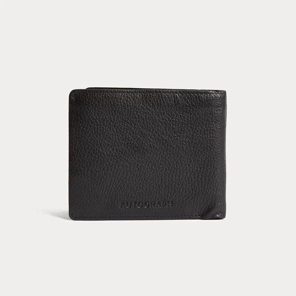 Black leather Autograph wallet