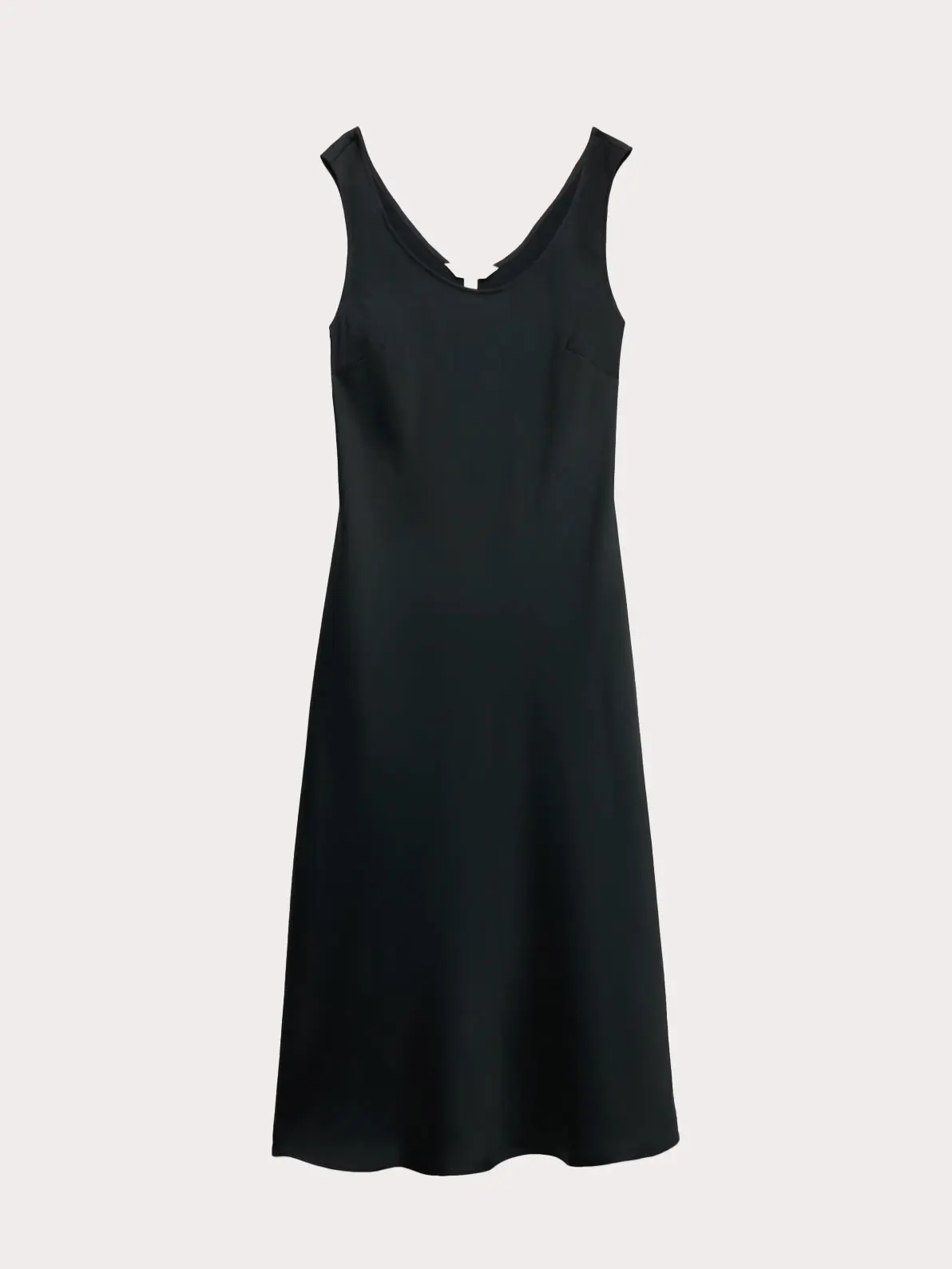 Black slip dress