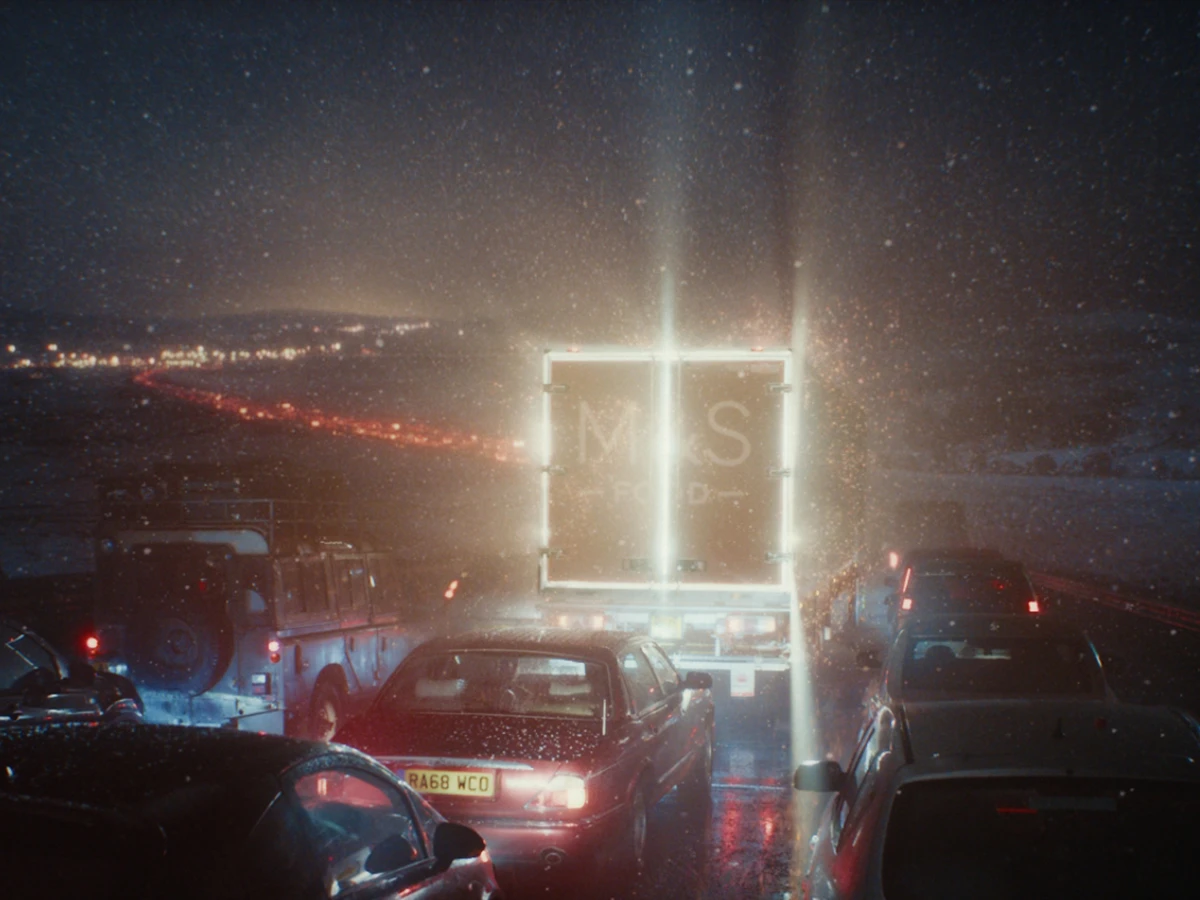 Fairy flying in M&S Food Christmas advert