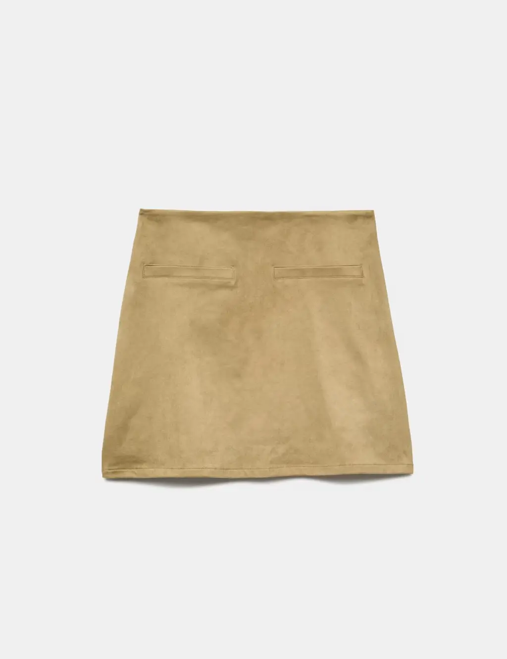 Faux Suede Mini Skirt