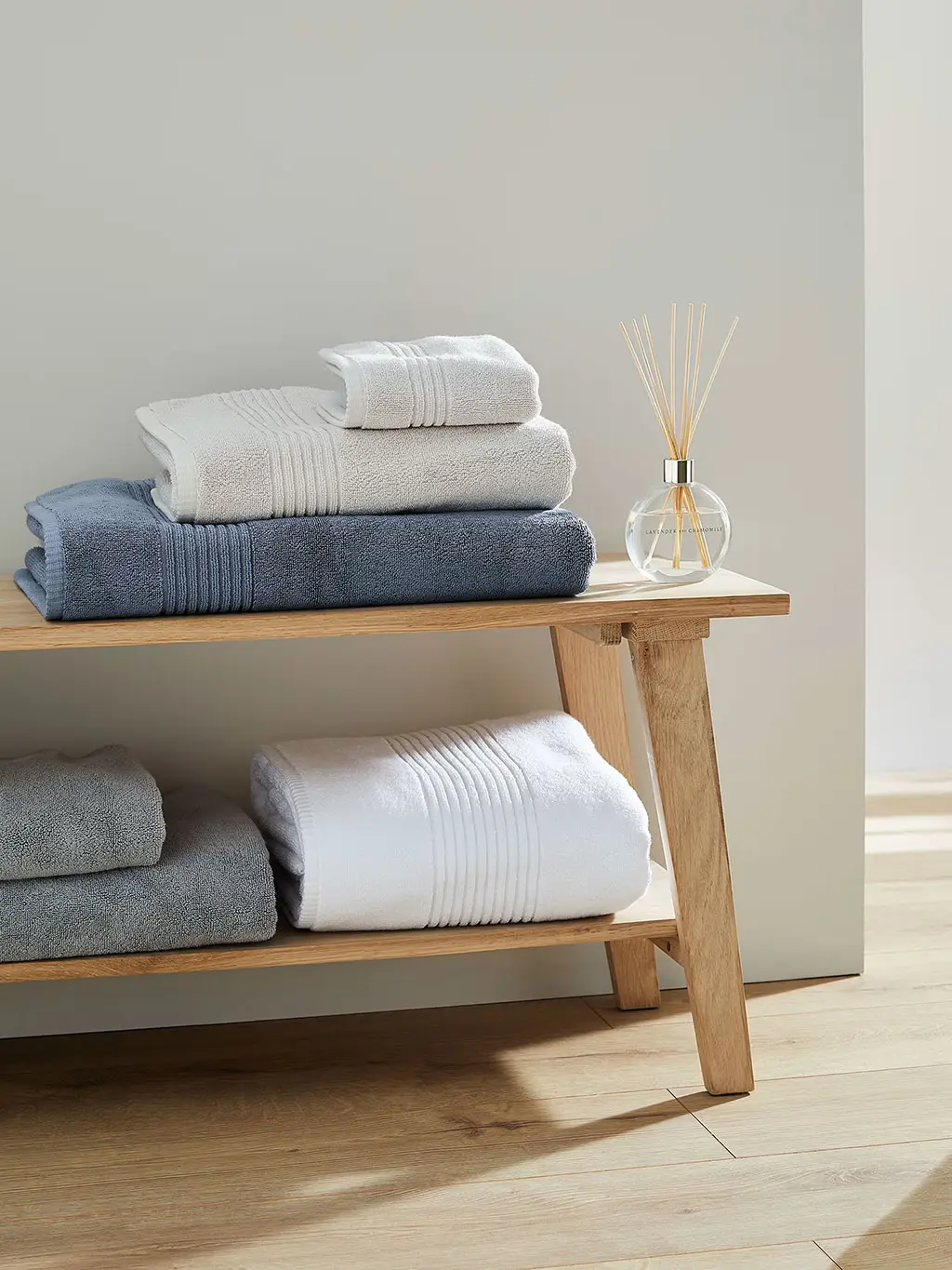 Stacks of towels