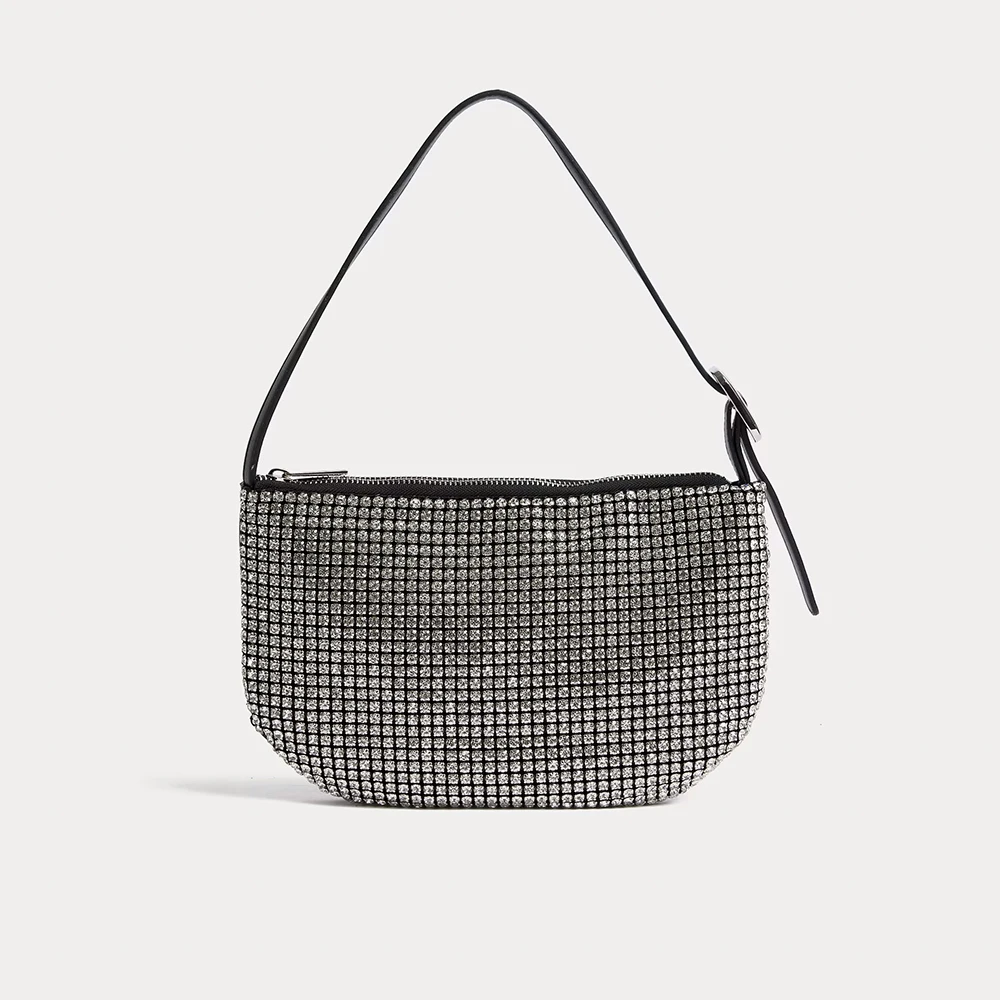 Diamante shoulder bag