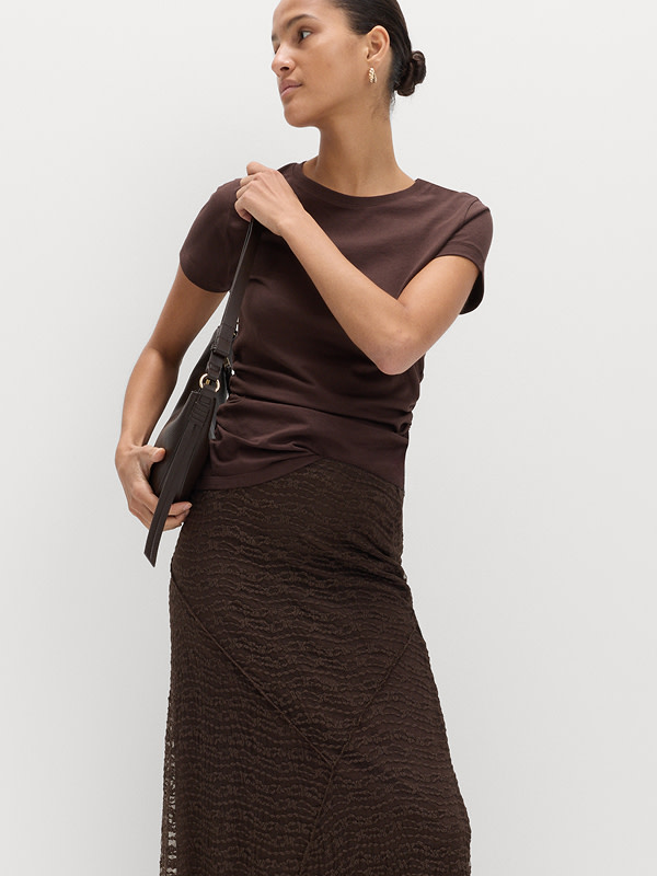 Chocolate brown clothing