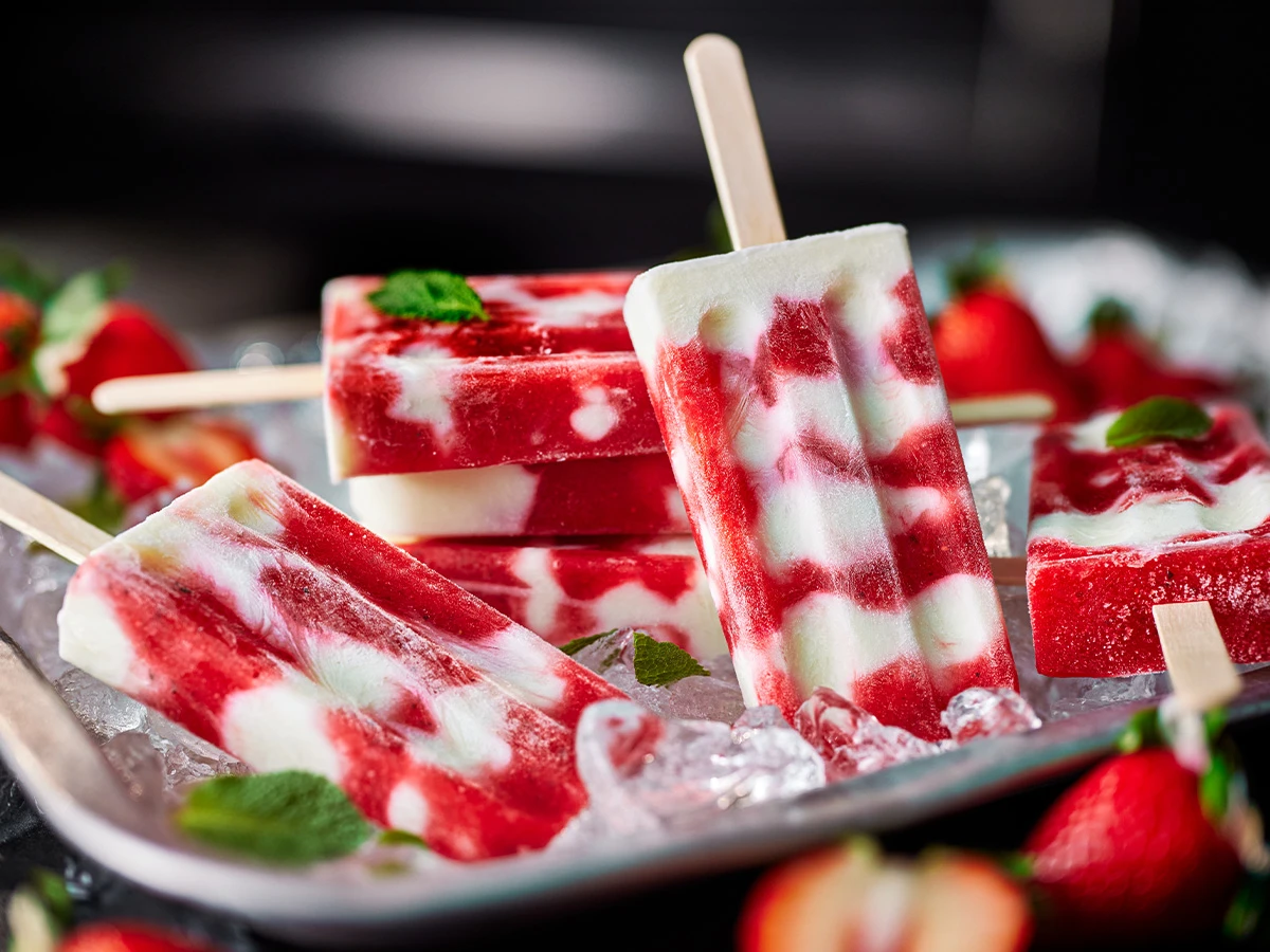 Healthy ice lollies