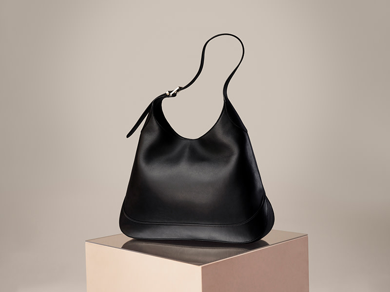 Autograph black leather handbag