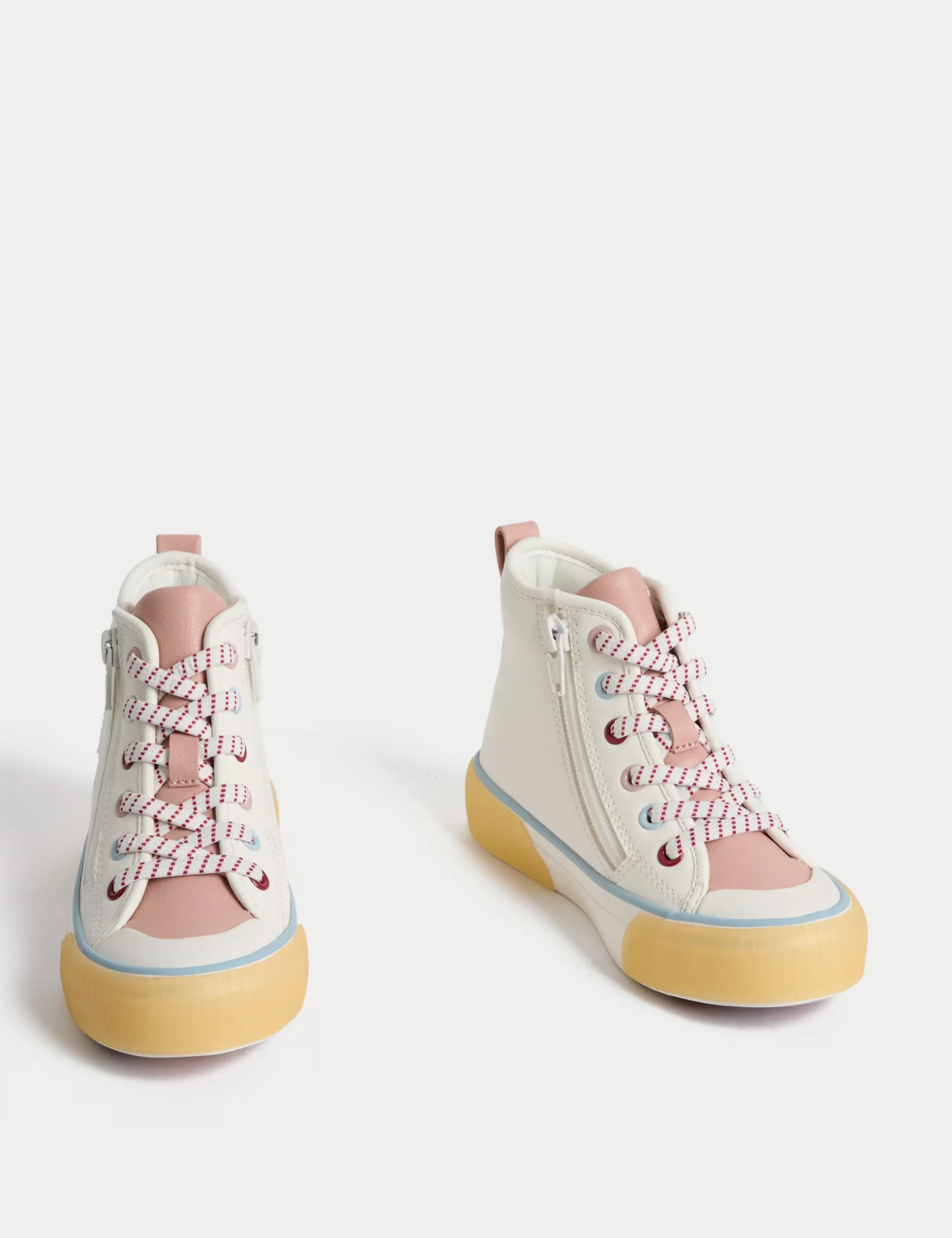 Kids' cherry print trainers