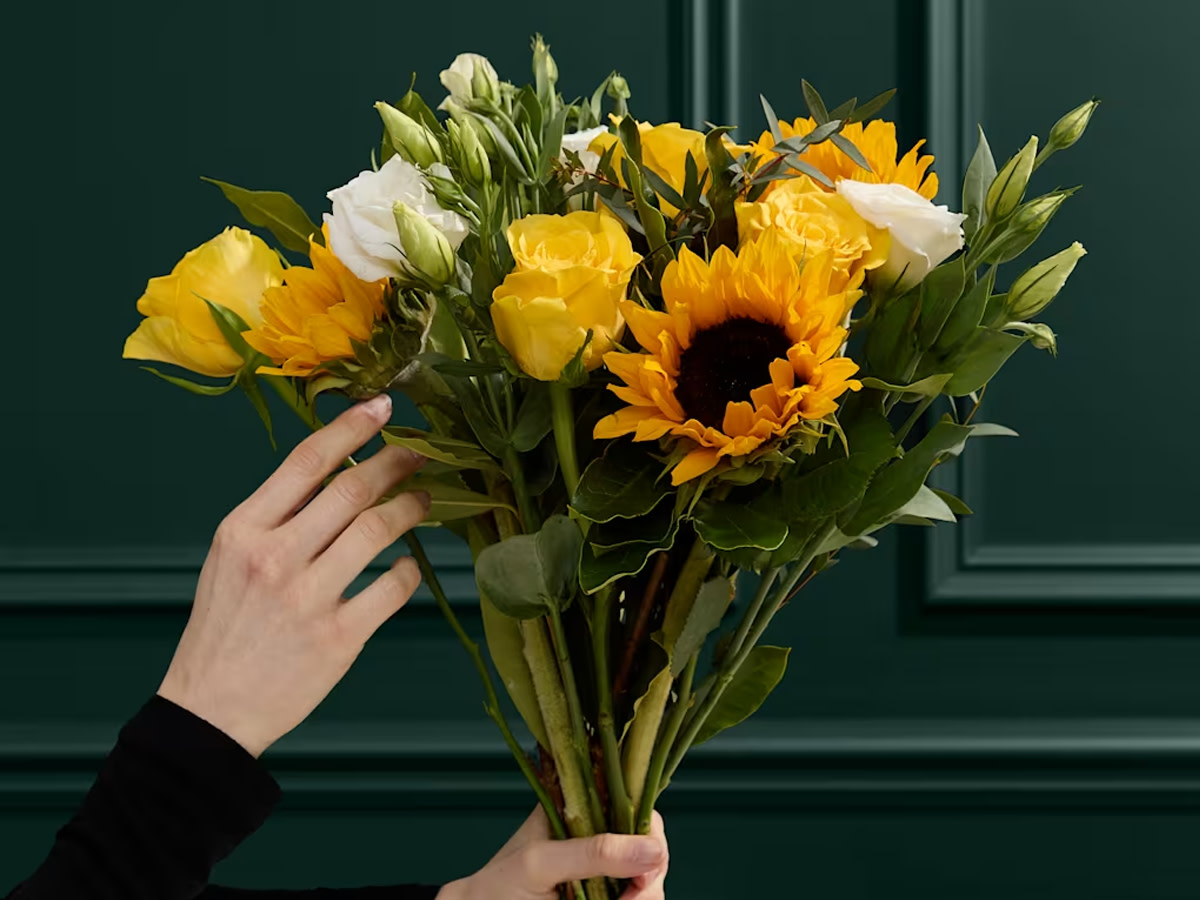 Sunflower Rose & Lisianthus Bouquet