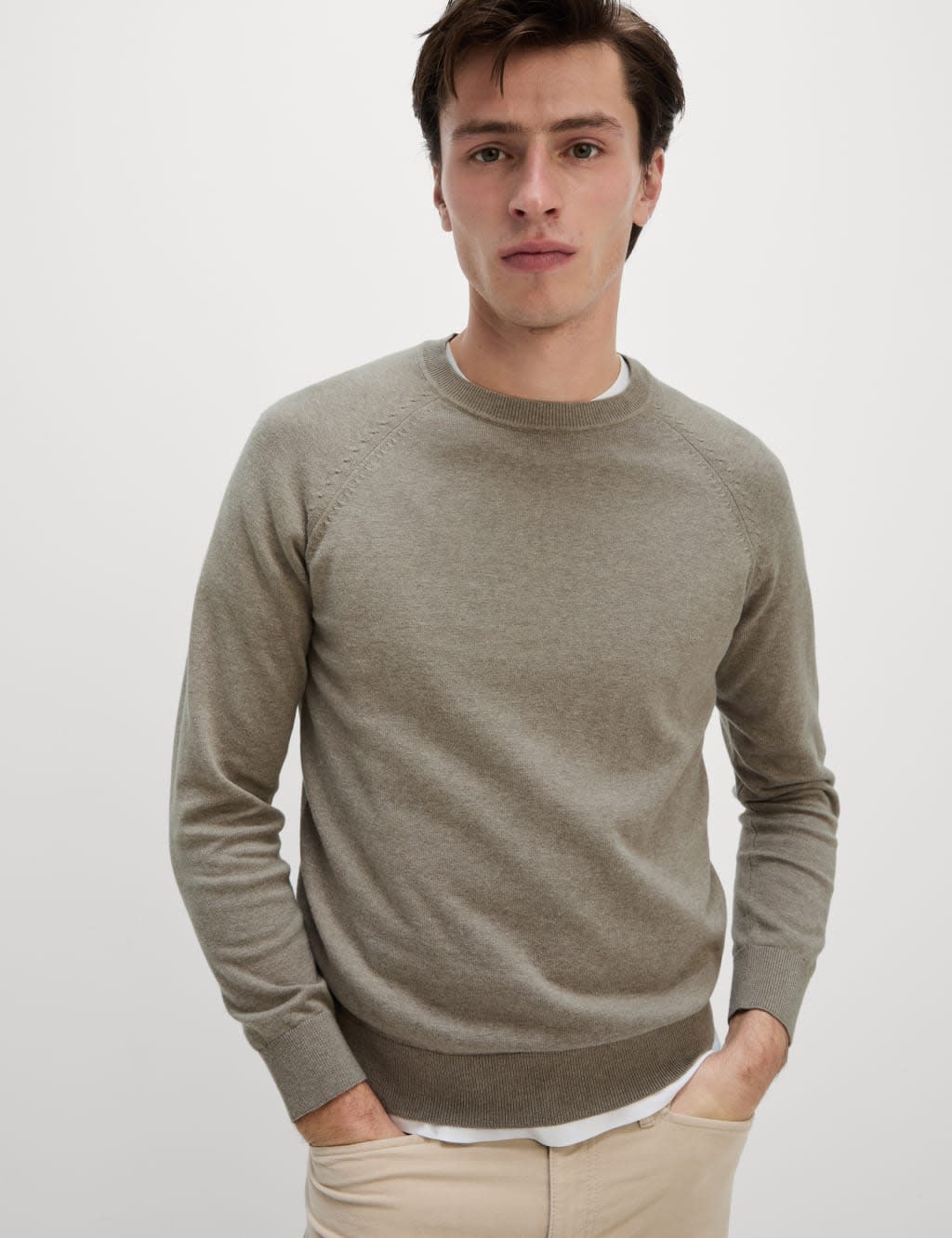 Pure-Cotton-Crew-Neck-Jumper