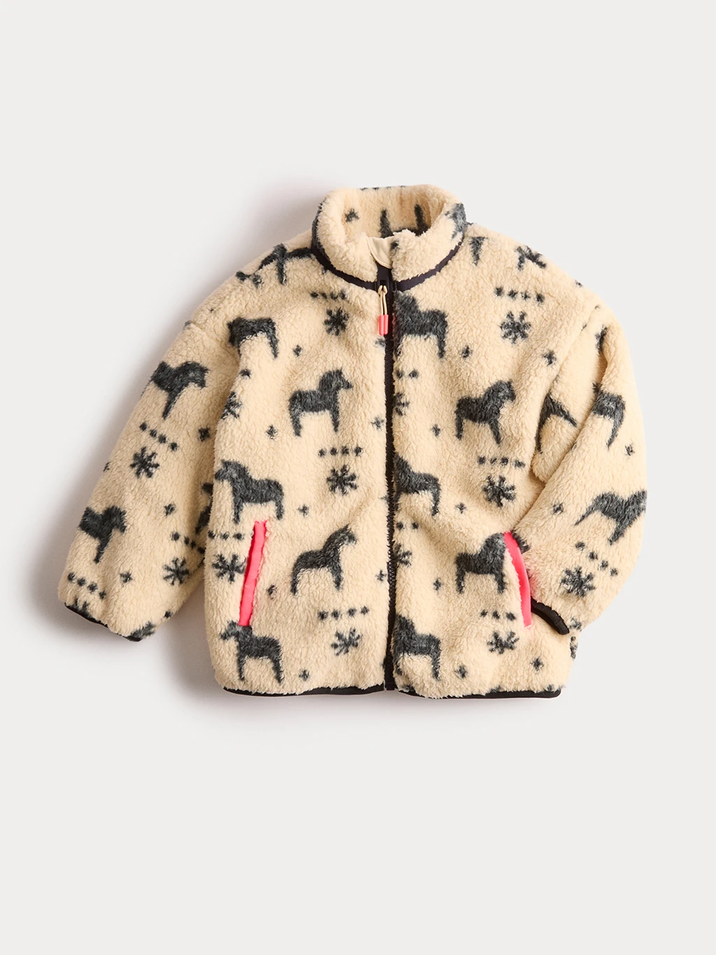 M&S X Binky horse-print fleece jacket