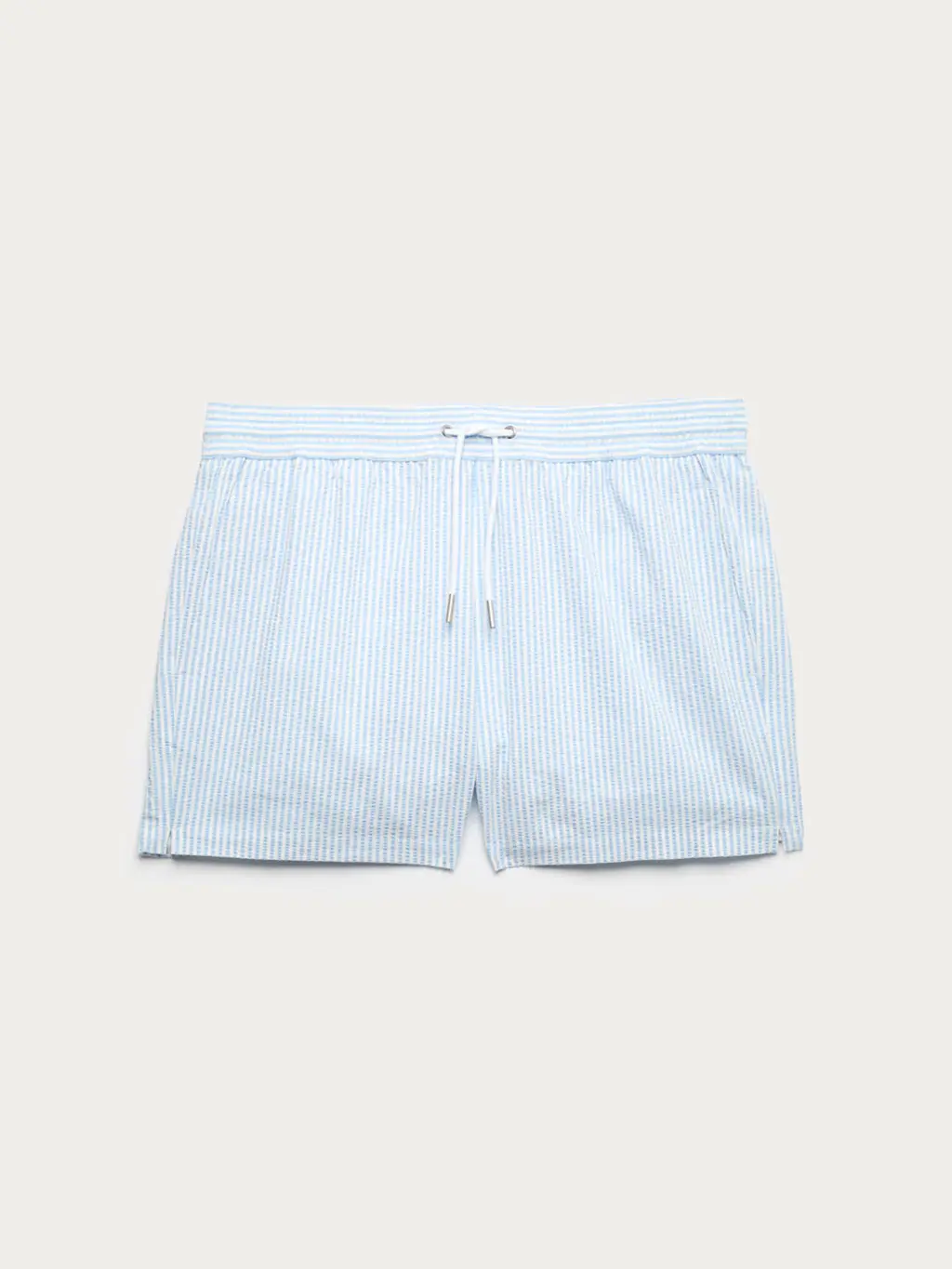 Blue seersucker swim shorts