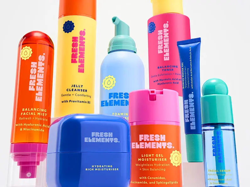 Fresh Elements skincre products