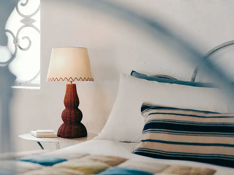 Coastal-themed bedroom