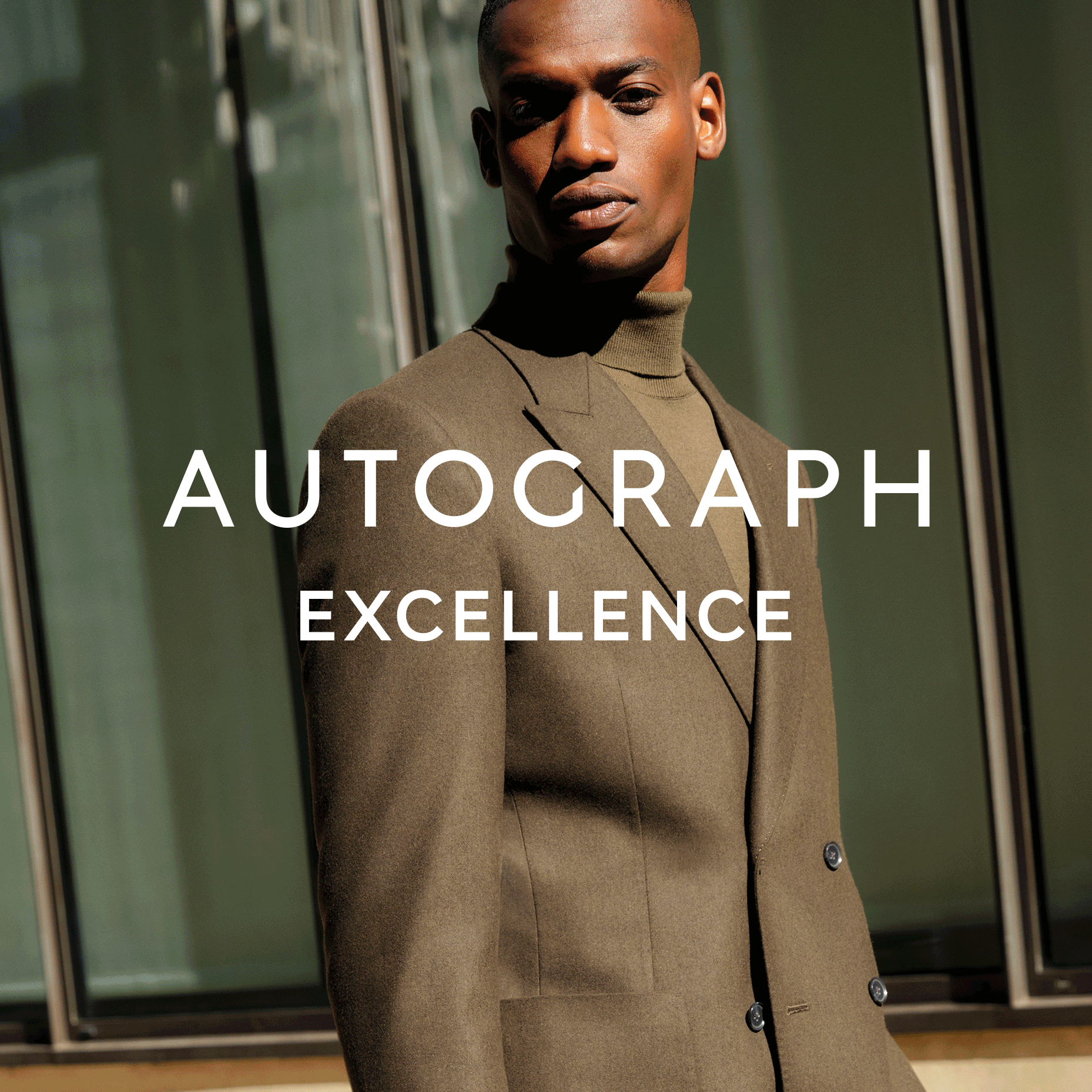Man wearing autograph performance suit