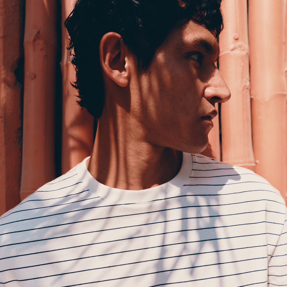 Man wearing t-shirt