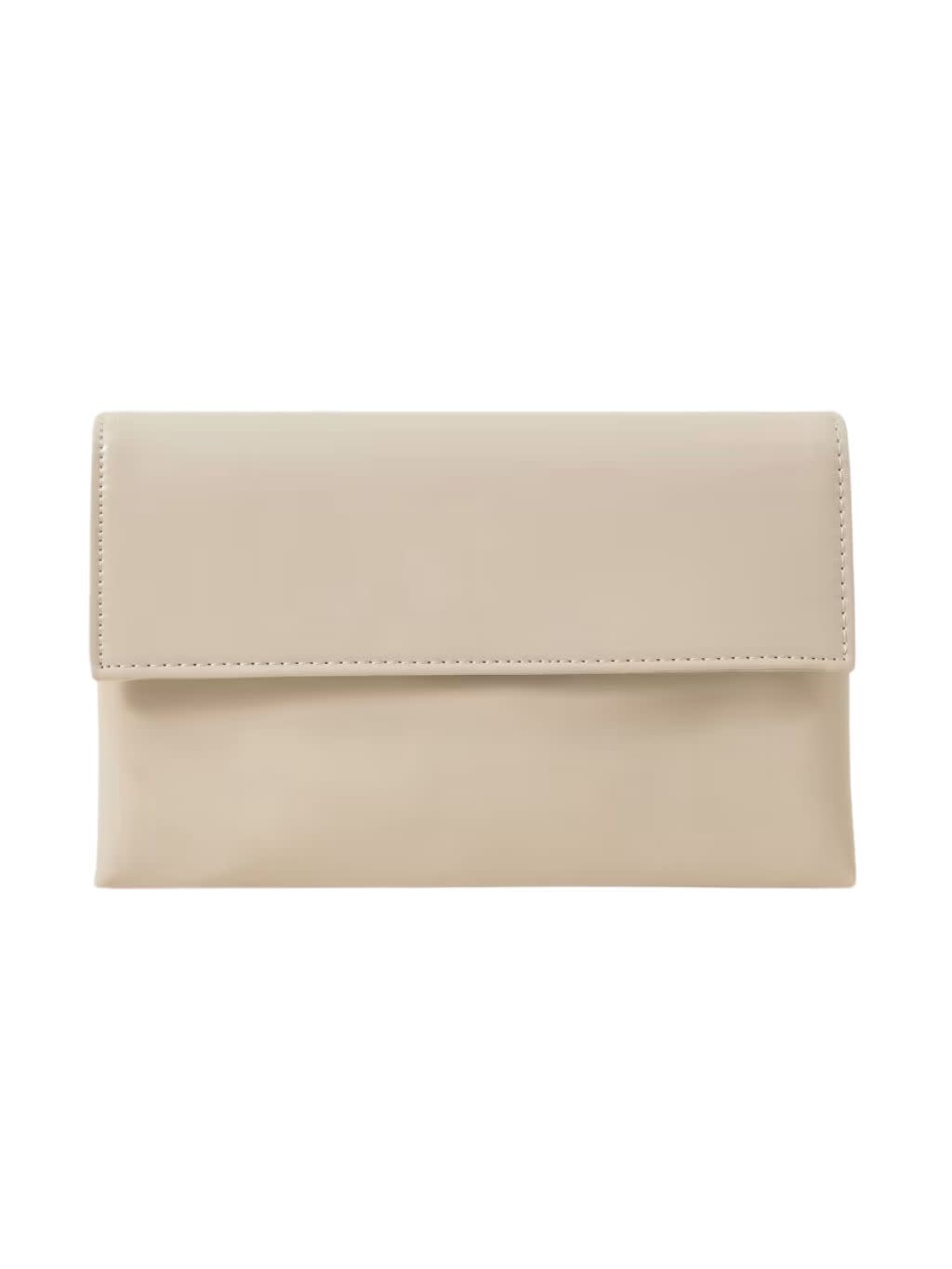 A nude envelope clutch bag 