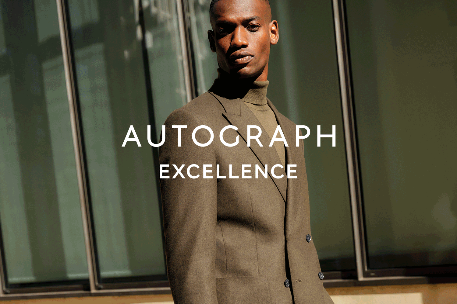 Man wearing autograph performance 