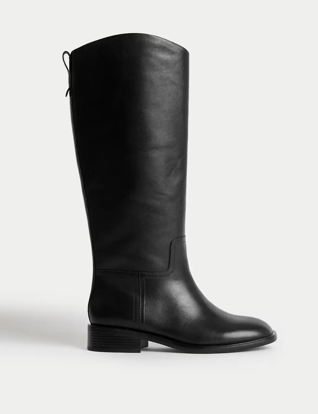 Leather Riding Knee High Boots