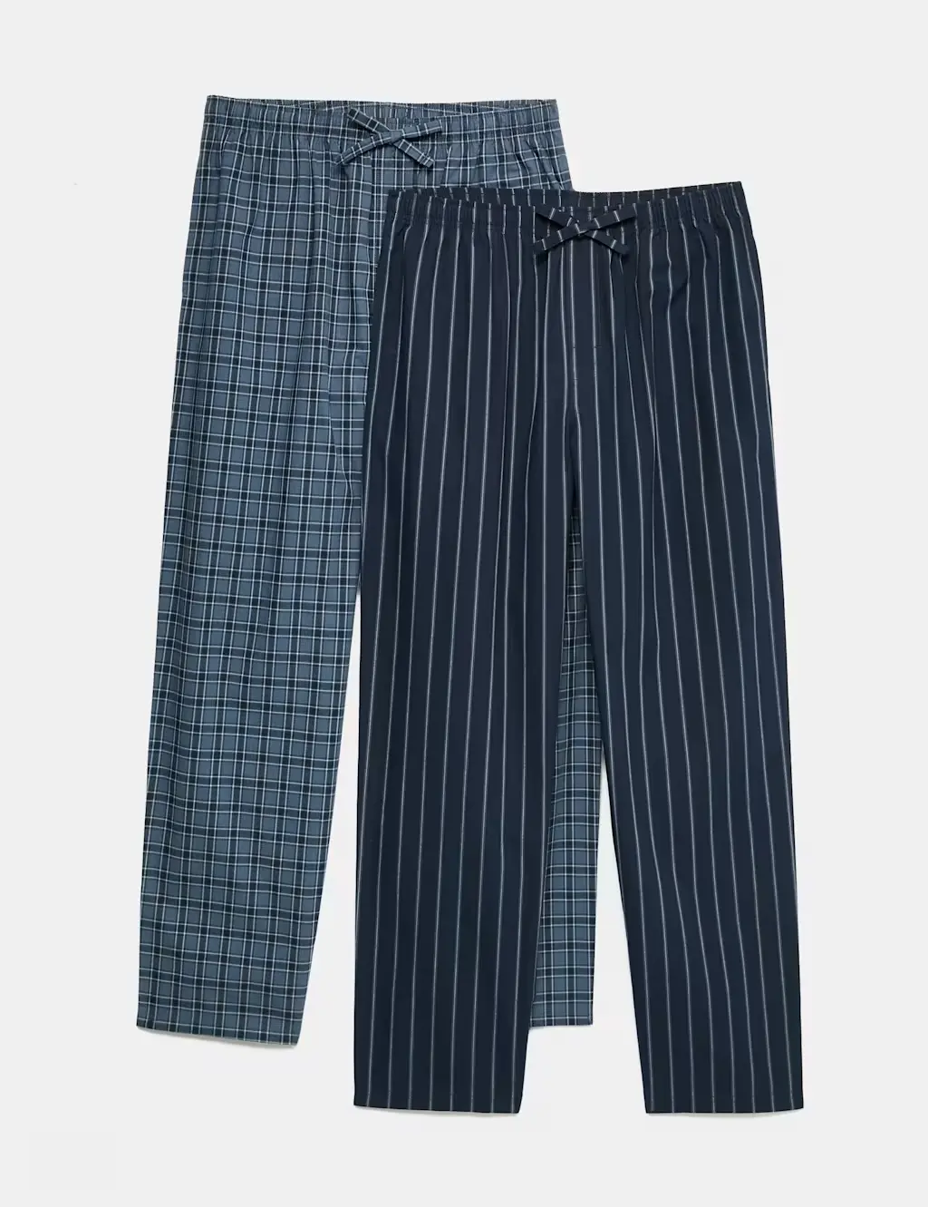 Pack Of Two Cotton Pyjama Bottoms