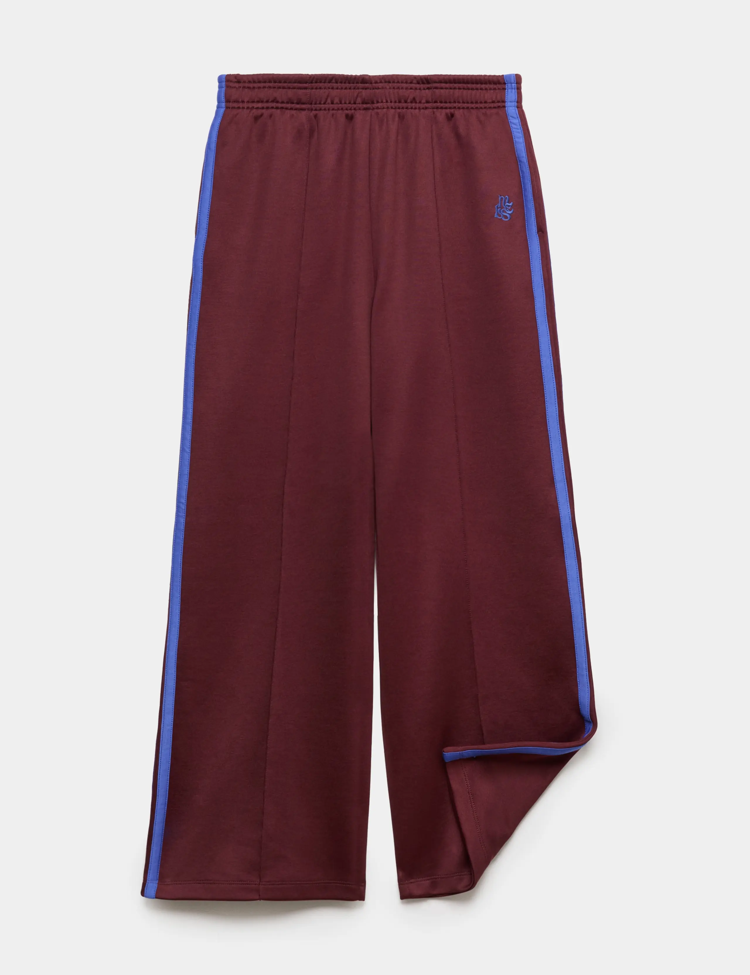 Embroidered Wide Leg Joggers