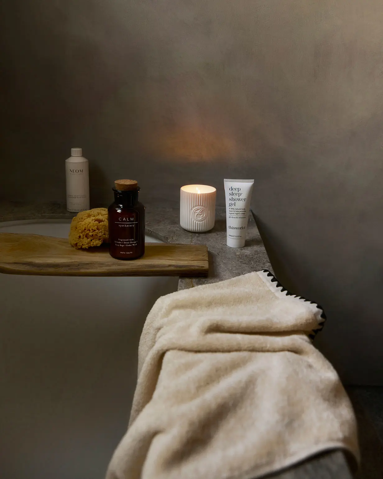 Selection of wellness beauty products