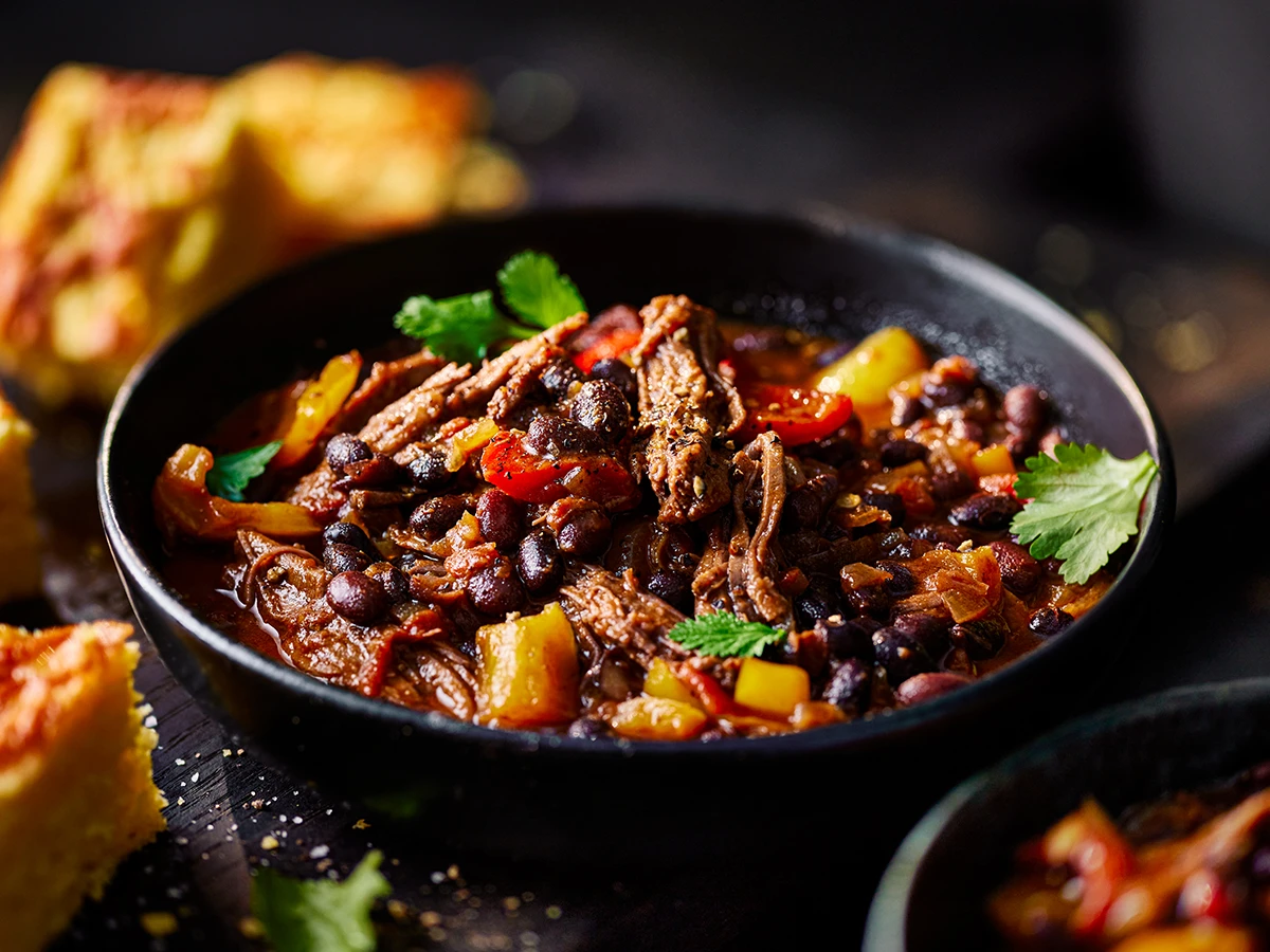 A rich bolognese sauce in a slow cooker