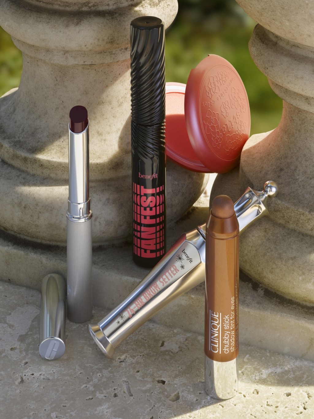 Selection of make-up products. Shop now