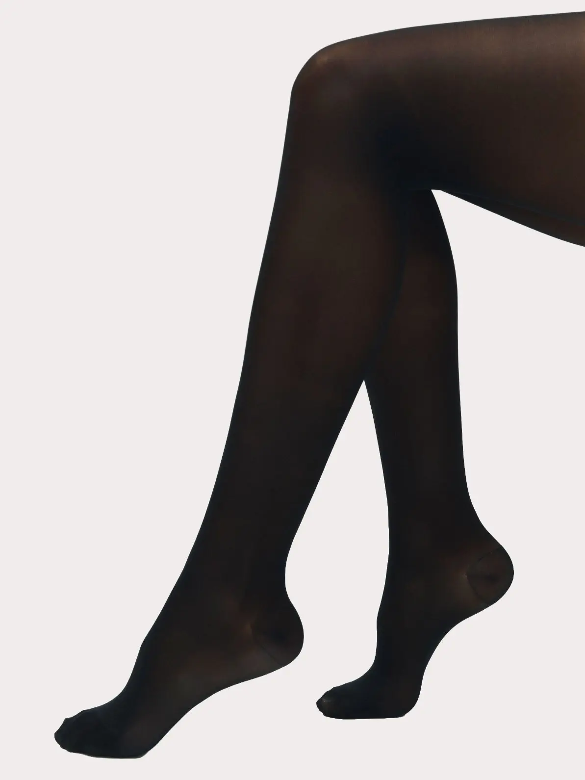 Woman wearing black tights