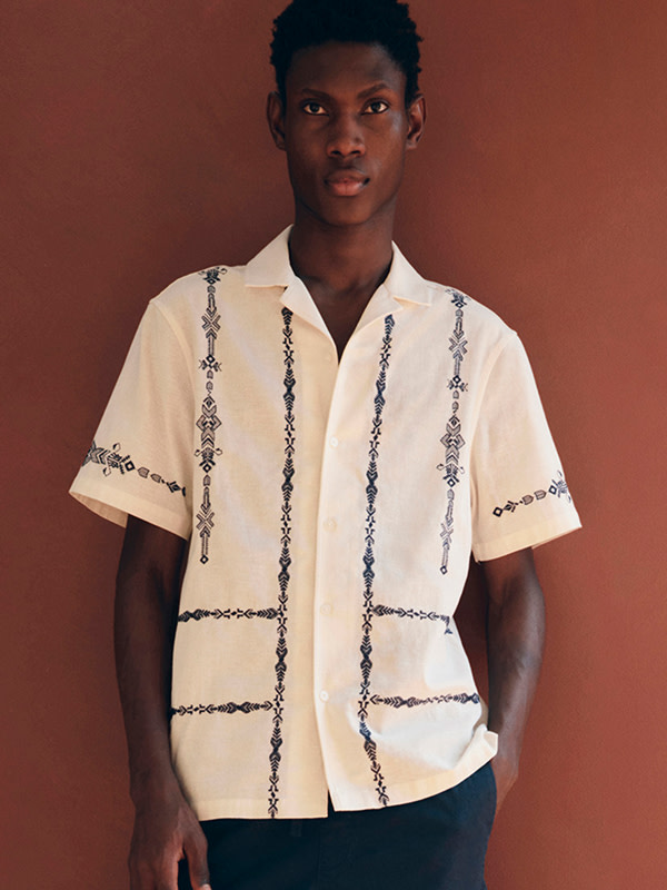 Man wearing casual shirt