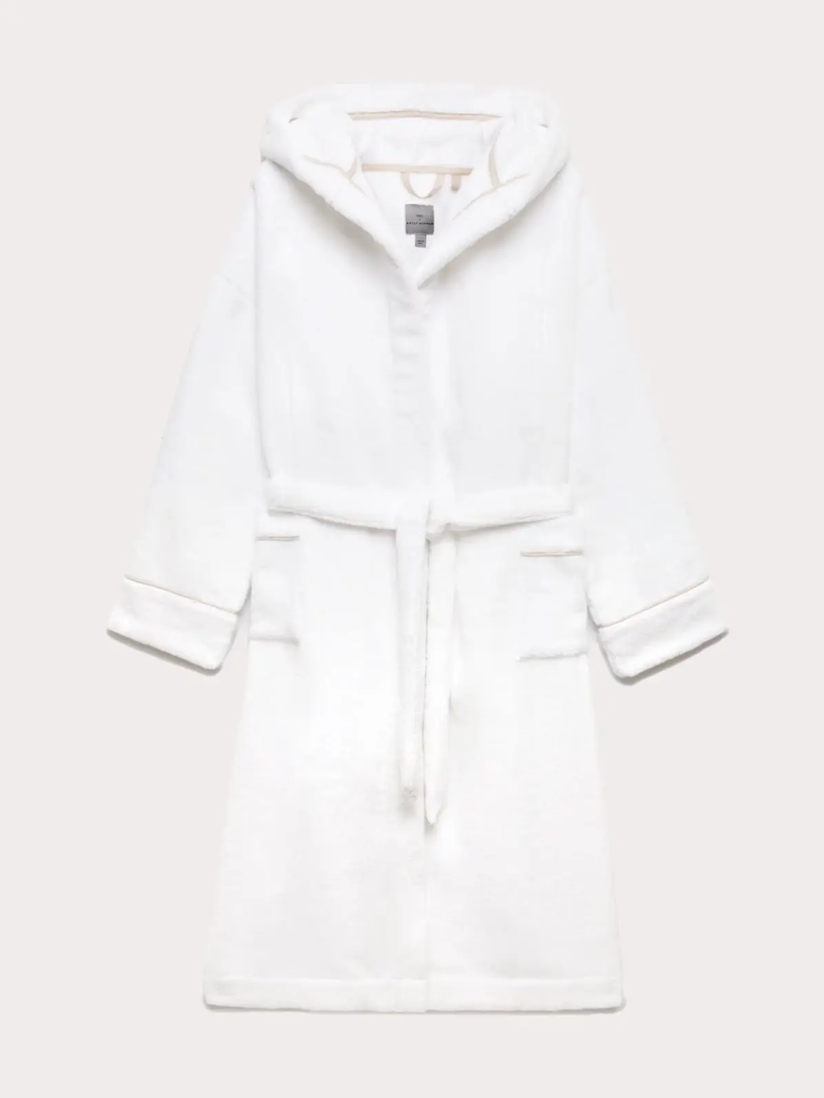White dressing gown
