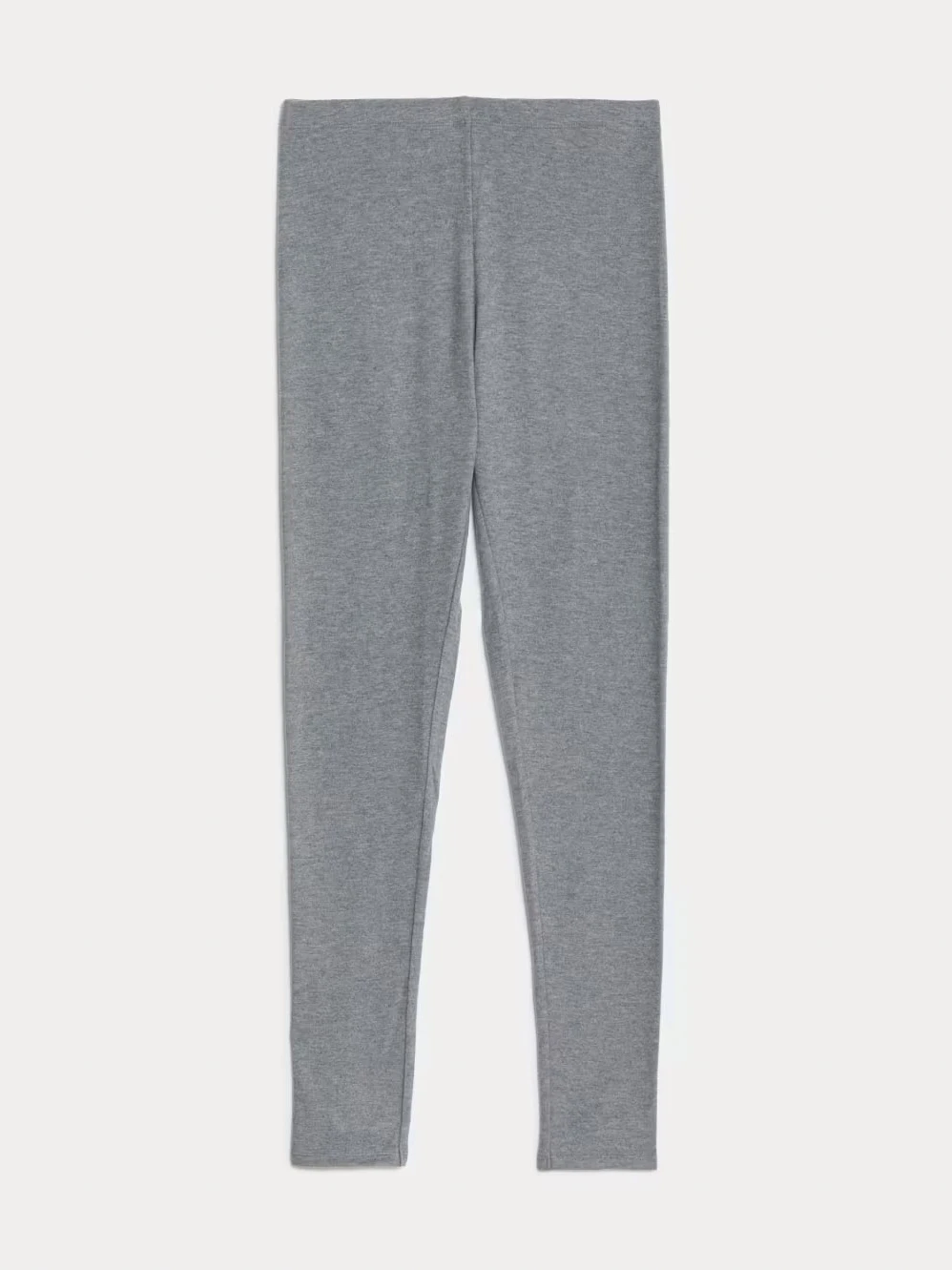 Grey medium fleece-lined thermal leggings