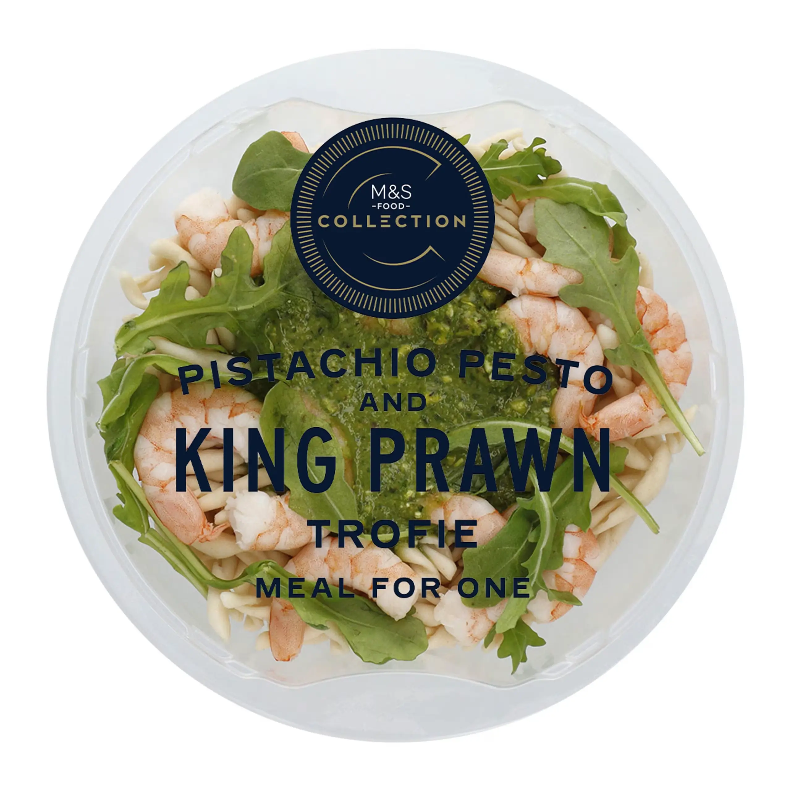 Collection Pistachio Pesto and King Prawn Trofie