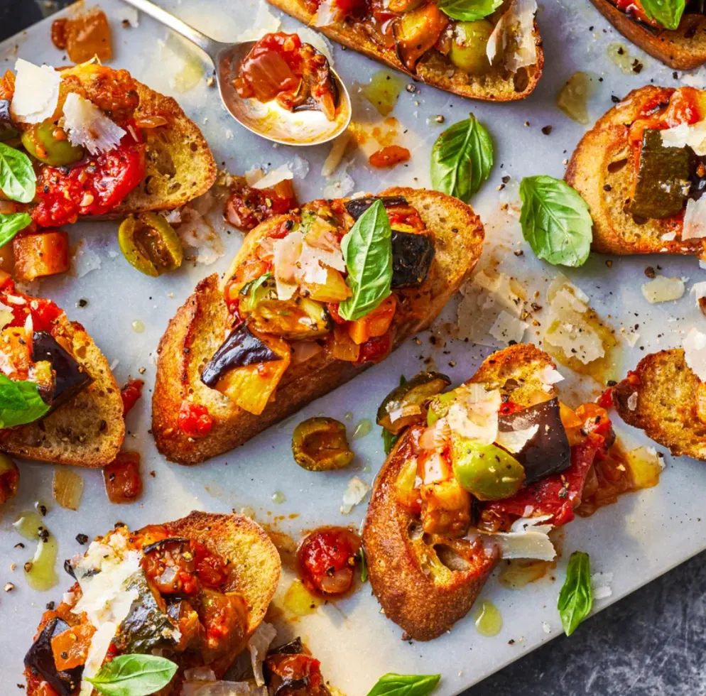 Caponata bruschetta