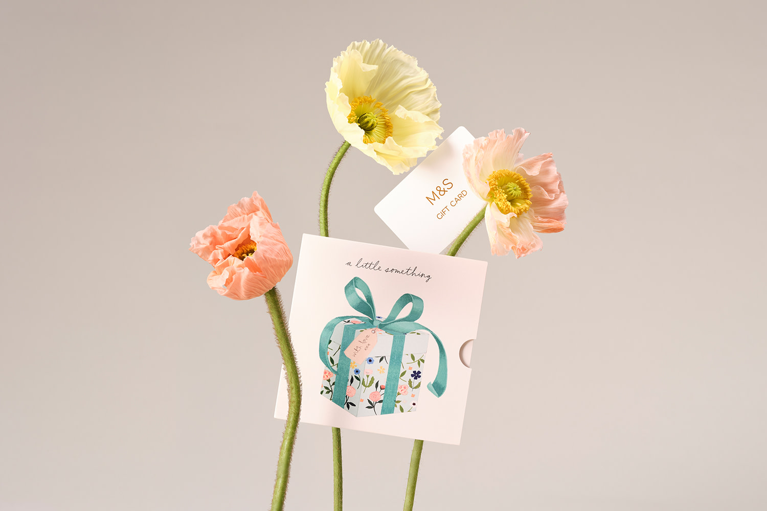 Flowers with gift cards