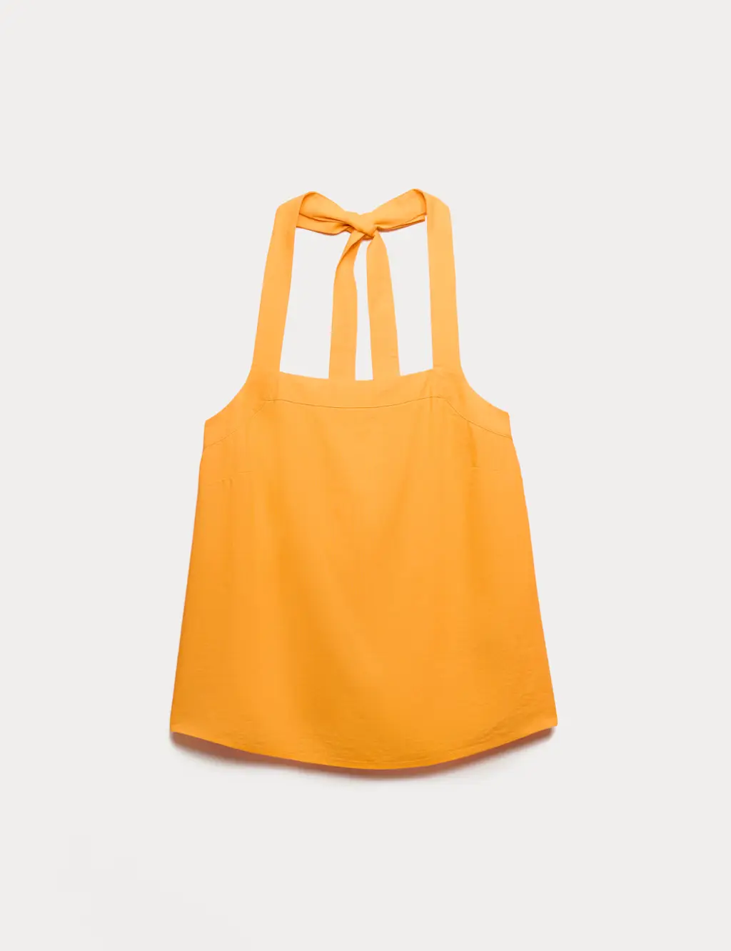 Orange halter top