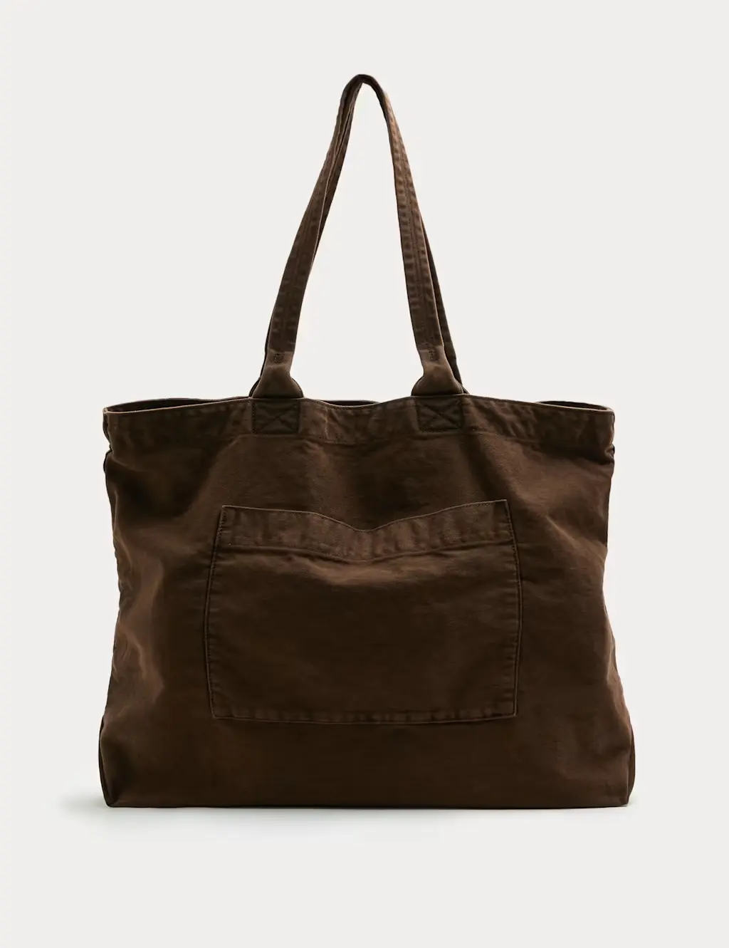 Brown tote bag