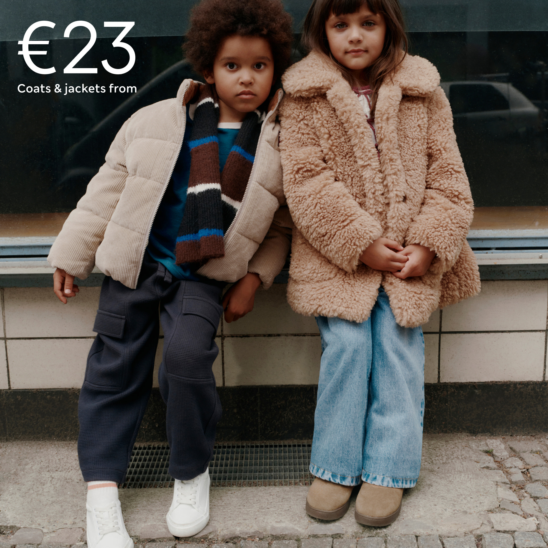 kids wearing winter wear