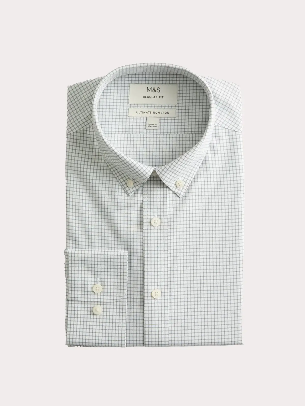 Checked folded shirt 