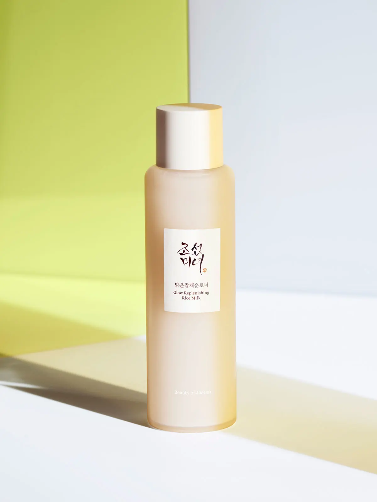 Bottle of glow replenishing rice milk