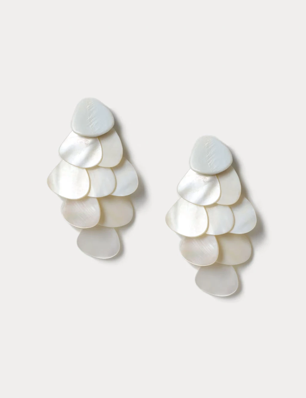 Pearl cascade earrings