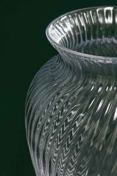 clear vase