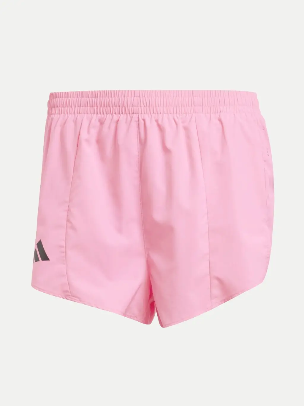A cutout of pink running shorts by Adidas
